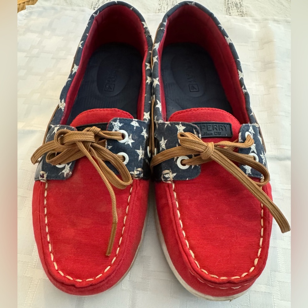 Women’s Sperry Shoresider American Flag